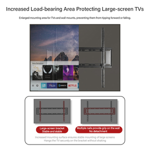 Economical <strong>TV</strong> <strong>Wall</strong> <strong>Mount</strong> <strong>Mount</strong> Household 26-63 Inch Adjustable LED LCD Monitor Stand Bracket <strong>Small</strong> Size Steel <strong>TV</strong> <strong>Wall</strong> <strong>Mount</strong> - Product Image 6