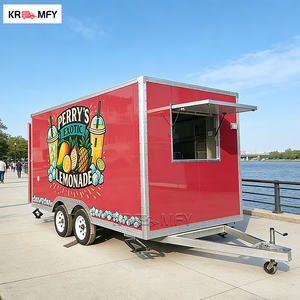 Remolque de Comida Móvil con Chasis de Aluminio Galvanizado Cuadrado, Equipado con Todo el Necesario para Hot Dogs, Pizza y Papas Fritas, Estándar Estadounidense, con Certificación DOT y CE - Product Image 2