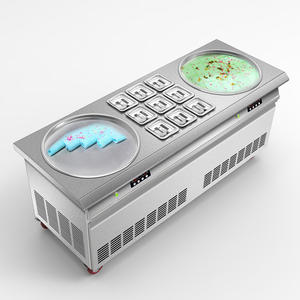 Máquina de helados fritos de rollos de <span class=keywords><strong>helado</strong></span> congelado de acero inoxidable de alta calidad al mejor <span class=keywords><strong>precio</strong></span> - Product Image 4