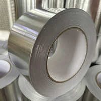 Ruban adhésif en aluminium pour joints de conduits, étanchéité contre l'humidité, anti-fuite, imperméable, ruban en aluminium argenté