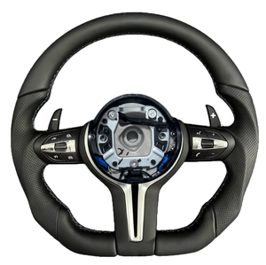 Gran oferta, volante deportivo de cuero para <span class=keywords><strong>BMW</strong></span> M3 M5 F10 F11 F12 F15 F16 F20 F21 F22 F30 <span class=keywords><strong>F31</strong></span> F32 F34 F35 F36 E84 E87 E90 E70 - Product Image 6