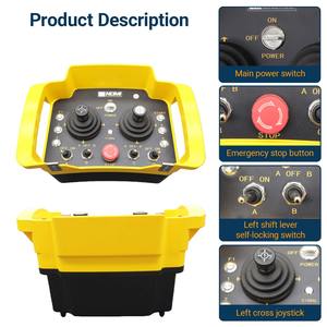 Zware-duty boormachine afstandsbediening |   Draadloos, hydraulisch proportioneel |   IP68 |   7 Aangepaste opties |   Betrouwbare werking - Product Image 5