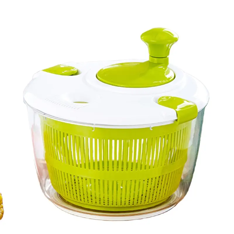 3l 5l Plastic Salade Groente Dehydratatiedroger Met Afvoermand Essentieel Hulpmiddel Voor Het Bereiden Van Salade Salade Spinner