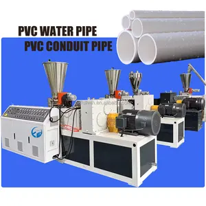 Línea de producción de tuberías de aguas residuales de tubería de expansión de PVC UPVC con máquina acampanadora de tubería de PVC