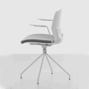 เก้าอี้พลาสติกแบบซ้อนสีดำสำหรับอ่านหนังสือในห้องดีไซน์ดั้งเดิมที่ได้รับความนิยมมากที่สุดมีโลโก้แบบกำหนดเอง - Product Image 4