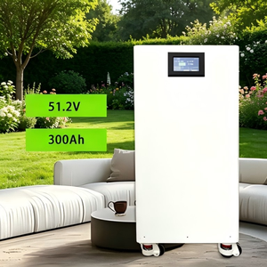 Système de stockage d'énergie solaire tout-en-un empilable 15 kWh, batterie LiFePO4 51,2 V 300 Ah, système hybride domestique IP65 - Product Image 1