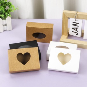 Eco-Friendly Recyclable Art Paperboard Jewelry Storage <b>Box</b> with Transparent Window Heart & Shapes Customizable Liner Options - Product Image 2