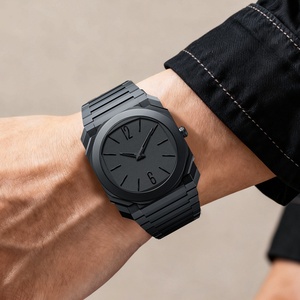 Reloj de cuarzo para hombre, reloj de cuarzo con esfera grande, ligero, de plástico, ultrafino, caja de regalo de lujo, reloj de negocios para hombre, resistente al agua - Product Image 5