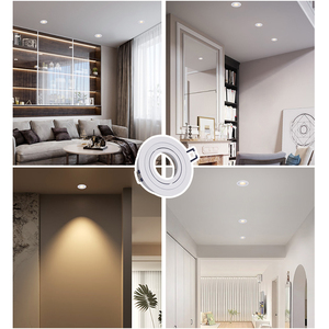 Luce rotonda regolabile IP20 da <span class=keywords><strong>incasso</strong></span> a LED da soffitto in stile moderno in alluminio faretto - Product Image 6