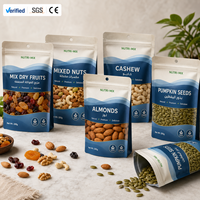 Individuell Bedruckter Reißverschluss-Standbeutel mit Wiederverschließbarem Design Verpackungsbeutel für Snacks Umweltfreundlicher Nuss-Verpackungsbeutel