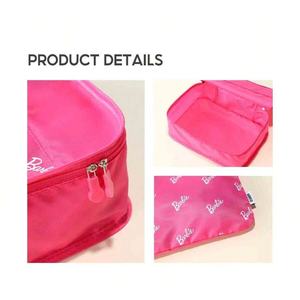Bolsa de almacenamiento de ropa MINISO, serie <span class=keywords><strong>Barbie</strong></span>, rosa, alta calidad, 100% poliéster, con asa, juego de 3 piezas - Product Image 6