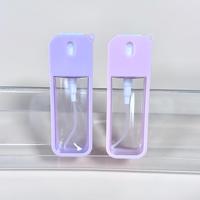 Flacon pulvérisateur miniature de 15 ml en forme de carte avec trou de suspension pour parfum, alcool ou tonique