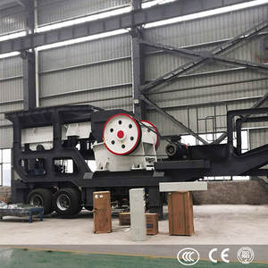 Planta móvil de trituración y cribado de rocas y grava de 100-300 Tph, trituradora de piedra móvil - Product Image 1