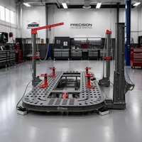 Banc de redressage de carrosserie automobile robuste en aluminium/acier au manganèse avec mesure 3D pour la réparation de chocs
