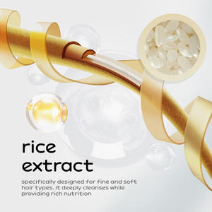 Professionele Rijst Extract Keratine Voedende Shampoo Haarverzorging Rijst Water Shampoo Dikker Gezonder Haar Hydraterende - Product Image 5