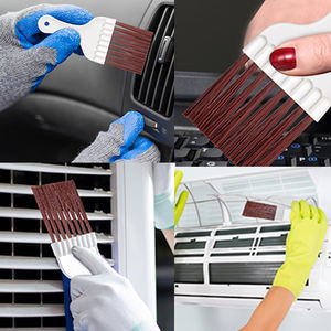 Réfrigérateur Bobine De Nettoyage Brosse Fouet Climatiseur Condenseur Peigne Fin Évaporateur <span class=keywords><strong>Radiateur</strong></span> Brosse De Nettoyage - Product Image 3