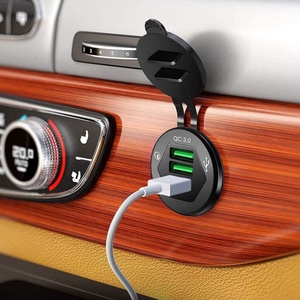 QC 3.0 54W Nhanh Chóng Sạc 3 Cổng <span class=keywords><strong>USB</strong></span> Sạc Ổ Cắm 12-24V Điện Áp Cho Xe Xe Xe Tải Biển <span class=keywords><strong>Dash</strong></span> Board RV Van Tự Động Sạc Xe Hơi - Product Image 6