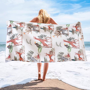 Vente en gros serviette de bain gaufrée surdimensionnée couverture de plage douce super absorbante <span class=keywords><strong>piscine</strong></span> voyage bain bain serviettes de <span class=keywords><strong>camping</strong></span> en vrac - Product Image 1