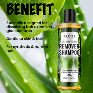 <span class=keywords><strong>Champú</strong></span> Líquido 2 en 1 de Fórmula Herbal para Eliminar Rápidamente el Residuo de Pegamento para Pelucas Luxfume de Marca Privada - Product Image 3