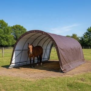 Vente chaude Abri portable pour <span class=keywords><strong>chevaux</strong></span> <span class=keywords><strong>Tente</strong></span> imperméable résistante aux UV pour pâturage enclos écurie - Product Image 5