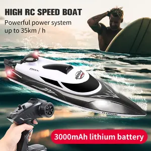 Mainan Speedboat Pabrik Baterai Lithium Kapasitas Besar Kapal Layar Rc Yacht Kapal Remote Control Kecepatan Tinggi