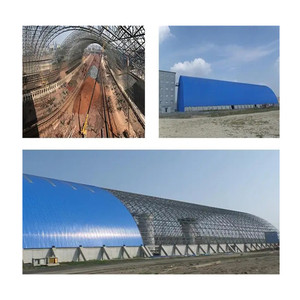 Préfabrication de support Abri de stockage de charbon longue portée Dôme de hangar à charbon Cadre d'<span class=keywords><strong>espace</strong></span> - Product Image 2