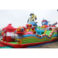 Aire de jeux gonflable pour enfants, château plein d'entrain, grand équipement d'amusement gonflable pour enfants