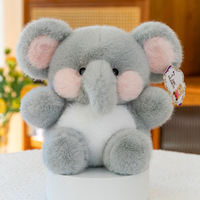 Boneka Gajah Kecil Lucu Berkualitas Tinggi, Super Lembut, Isi Kapas PP, Dapat Dicuci, Hadiah Hari Valentine