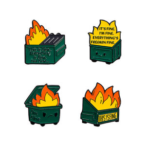 Broche de Solapa Personalizado de Aleación de Zinc con Esmalte Suave, Diseño Creativo de Dibujos Animados de <span class=keywords><strong>Calcifer</strong></span> Flame, Recuerdo de Anime, Regalos para Mujeres, Bodas y Fiestas - Product Image 5