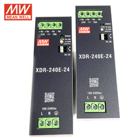 Alimentation à découpage sur rail DIN Mean Well XDR-240E/XDR-240 240W 12V 36V 24V 48V 20A 10A, alimentation haute puissance LA PI NDR-240 SDR