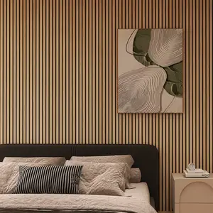 KASARO 맞춤형 장식 벽 패널 나무 판자 패널 벽 목재 폴리에스터 음향 패널