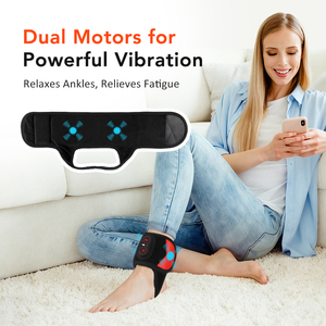 Nuevo Dispositivo de Terapia de Luz Roja Inalámbrico con 36 LED de 660/850nm, 3 Temperaturas, 3 Velocidades de Masaje, Batería de 3000mAh, Envoltura para Tobillo y Pie, Color Negro - Product Image 3