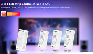 FUT037W miboxer + RGB RGBW CCT rgbwc เพลงเสียง Alexa Google ควบคุม WIFI 2.4G Tuya 3 in 1ควบคุมแถบ LED - Product Image 4