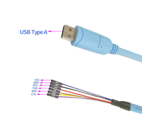 Kabel Serial USB 2.0 ke TTL/UART dengan Chip CP2102N 1.2M Pelindung Foil PVC untuk Sistem Tertanam Komputer