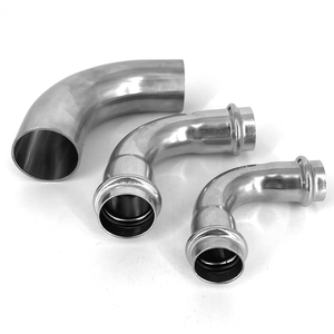 316 304 <span class=keywords><strong>viega</strong></span> 45 coude de raccord en acier inoxydable égal pex fit hydraulique fait de presse de profil de tuyau - Product Image 3