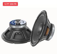 Haut-parleur large bande Sweton haut de gamme 12 pouces 200 FR 45-10500Hz, puissance de programme 400W, 8 ohms, en aluminium moulé sous pression, cristal