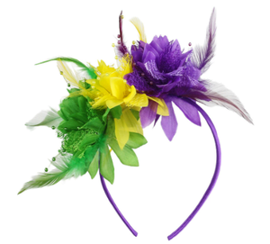 热销优雅网眼迷人羽毛头饰多功能女式派对装饰户外迷人人物风格 - Product Image 2