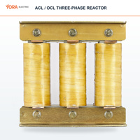 Réacteur de sortie série YORA OCL 800A 315kW, chute de tension 1%, classe d'isolation H, imprégnation sous vide pour automatisation industrielle VFD