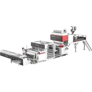 2024 The New Listing Triple Screw Extruder Machine PE Cling Film Making Machine