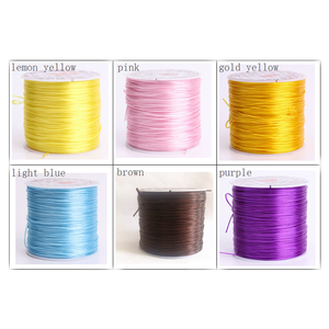 0.4mm 1mm 투명 탄성 구슬 코드 팔찌 DIY 보석 만들기 크리스탈 라인 문자열 투명 라운드 스레드 - Product Image 4