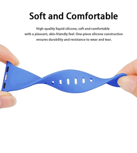 Cinturino di Ricambio in Silicone 49mm 46mm per <span class=keywords><strong>Apple</strong></span> <span class=keywords><strong>Watch</strong></span> Ultra 3 2 Serie 11 10 9 8 SE Sport - Product Image 3