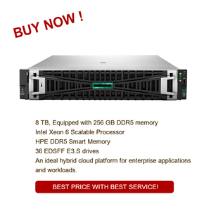 Высокопроизводительный корпоративный сервер HPE ProLiant DL380 G12 с 8 ТБ ОЗУ, 36 слотов EDSFF для хранения данных и 144-ядерным процессором Intel Xeon 6 - Product Image 2