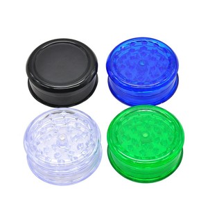 Mayorista: Molinillo de plástico portátil de 2 piezas de 40 mm y 60 mm para tabaco, accesorio para fumar, encendedor y accesorios para hierbas. - Product Image 1