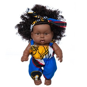 Muñeca Reborn Africana Negra de 8 Pulgadas, Muñeca de Vinilo de Simulación de Bebé, Muñeca Infantil, Venta al por Mayor, Novedad 2026 - Product Image 5