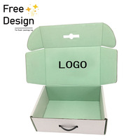 Boîtes d'expédition rigides ondulées de luxe avec logo personnalisé Matériaux recyclés pour vernis à ongles Huile Emballage de cadeau de produit artisanal