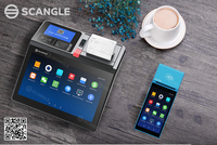 Scangle Factory 11.6 "Windows de systèmes de point de vente de tablette à écran tactile avec 20*2 lignes VFD + NFC + Scanner