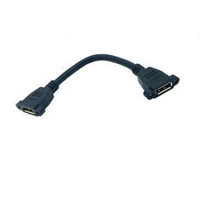 Cable adaptador DisplayPort hembra a hembra, conector de extensión HDMI 4K con orejeta para monitor y PC - Product Image 4