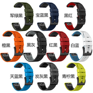 Bracelet Tschick QuickFit 22 26mm pour <span class=keywords><strong>Garmin</strong></span> Epix Gen <span class=keywords><strong>2</strong></span> Bracelet en silicone pour <span class=keywords><strong>Garmin</strong></span> <span class=keywords><strong>Fenix</strong></span> 7 7X 5Plus 6XPro <span class=keywords><strong>Enduro</strong></span> <span class=keywords><strong>2</strong></span> Bracelet Bracelet de montre - Product Image 2