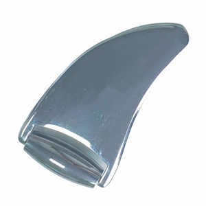 Rouleau facial en forme de corne de bélier en acier inoxydable et alliage de zinc - Product Image 6