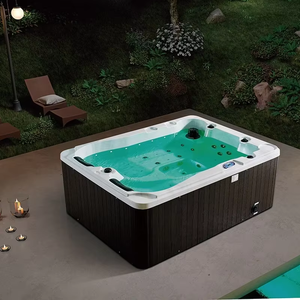 Bain à remous en acrylique à vendre <span class=keywords><strong>pas</strong></span> <span class=keywords><strong>cher</strong></span>, spa extérieur <span class=keywords><strong>jacuzzi</strong></span> 6 personnes prêt à l'emploi avec système Balboa, baignoire de luxe en acrylique à remous - Product Image 1